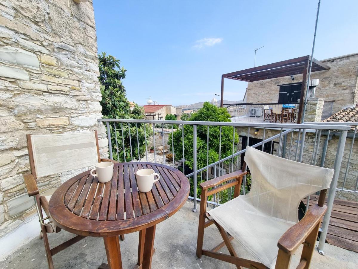 Ferienwohnung Athena'S Pool Oasis Skarinou Exterior foto